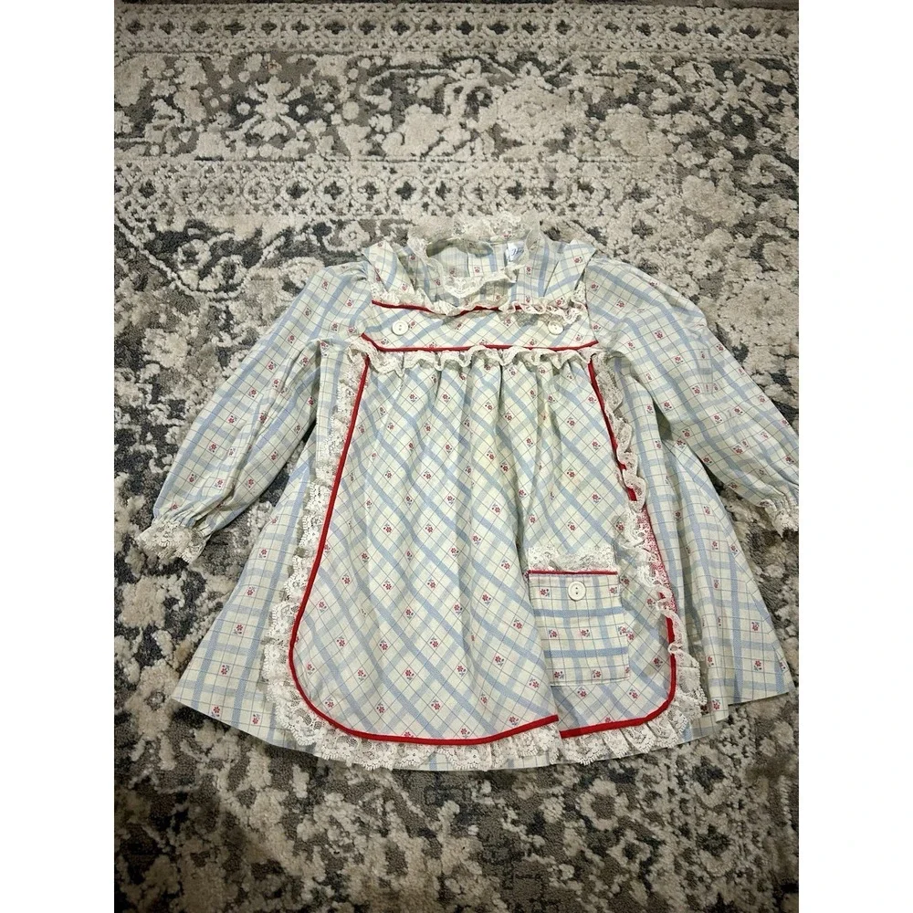 Her Majesty‎ Vintage Girls Floral Dress Size 3t Made In USA